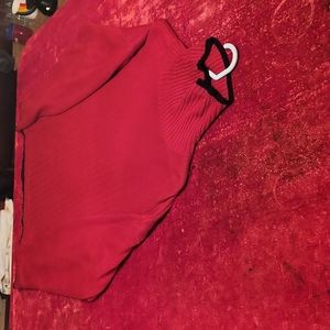 Design Lab Orange Brownish Turtle-Neck Sweater 3x